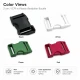 Plastic Bandolier Buckle 2 cm / 0.79 in Snap-On Plastic Buckle for Bags and Webbing H009074