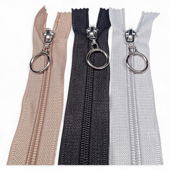 37 cm Tip 10 Naylon Mont Fermuarı – Açık Uçlu (Separe) ZPHSN0037T10