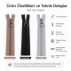 37 cm / 14.57 in N5 / #5 Nylon Coil Jacket Zipper – Open End ZPHSN0037T10 for jackets and outdoor gear