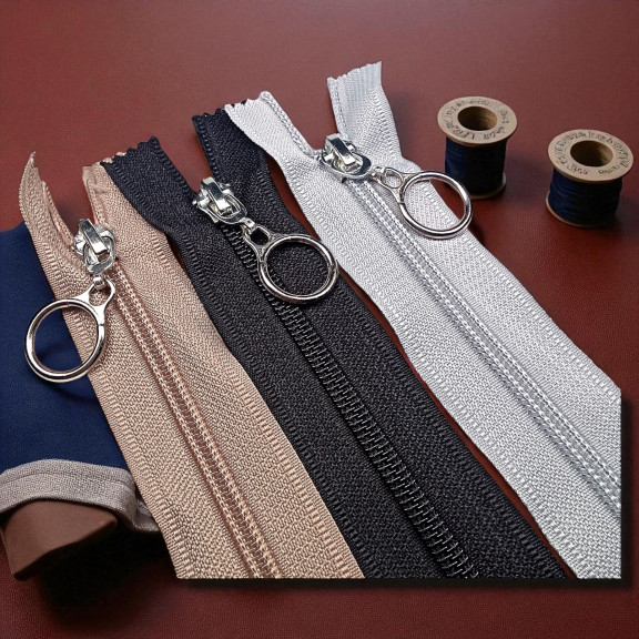 37 cm Tip 10 Naylon Mont Fermuarı – Açık Uçlu (Separe) ZPHSN0037T10