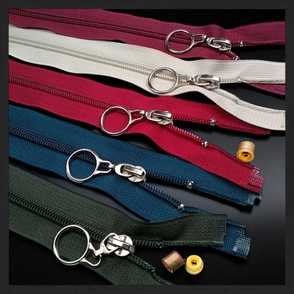 47 cm Tip 10 Naylon Mont Fermuarı – Açık Uçlu (Separe) ZPHSN0047T10