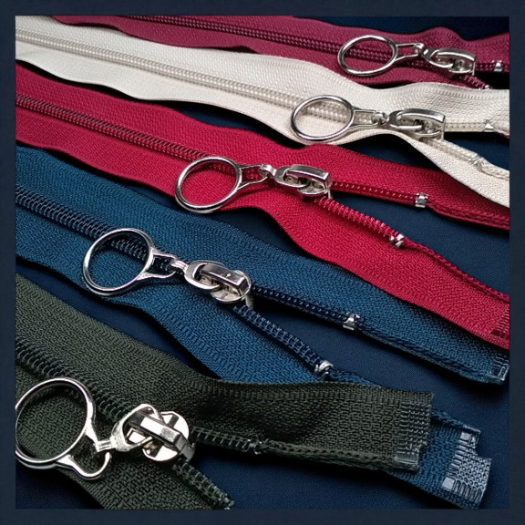 47 cm Tip 10 Naylon Mont Fermuarı – Açık Uçlu (Separe) ZPHSN0047T10