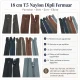 18 cm T5 kapalı uçlu naylon fermuar, pantolon ve eteklerde kullanıma uygun, dayanıklı polyester şerit ile tasarlanmıştır.