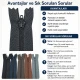 18 cm T5 kapalı uçlu naylon fermuar, pantolon ve eteklerde kullanıma uygun, dayanıklı polyester şerit ile tasarlanmıştır.