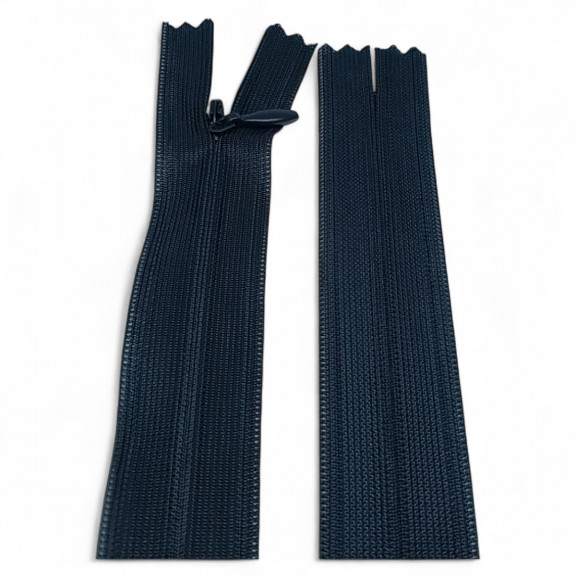 22 cm Kapalı Uçlu (Dipli) Gizli Tül Fermuar ZPHSN0022TUL