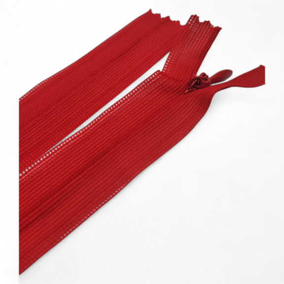 25 cm Kapalı Uçlu (Dipli) Gizli Tül Fermuar ZPHSN0025TUL