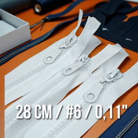 28 cm T6 Naylon Sweat Fermuarı – Açık Uçlu (Separe) ZPHSN0028T6 28 cm T6 Naylon Sweat Fermuarı – Açık Uçlu (Separe) ZPHSN0028T6
