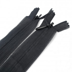 30 cm Kapalı Uçlu (Dipli) Gizli Tül Fermuar ZPHSN0030TUL