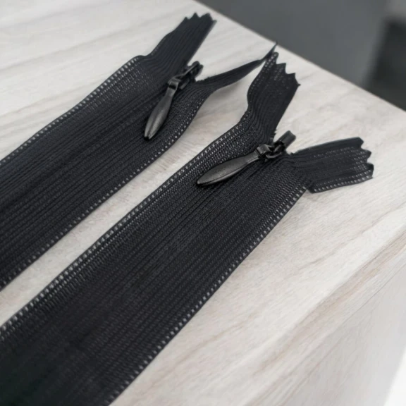 30 cm Closed End (Bottom) Hidden Tulle Zipper ZPHSN0030TUL