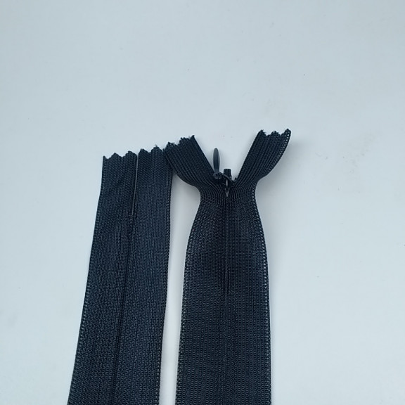 35 cm Kapalı Uçlu (Dipli) Gizli Tül Fermuar  ZPHSN0035TUL