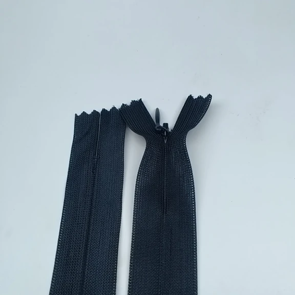 35 cm Kapalı Uçlu (Dipli) Gizli Tül Fermuar  ZPHSN0035TUL