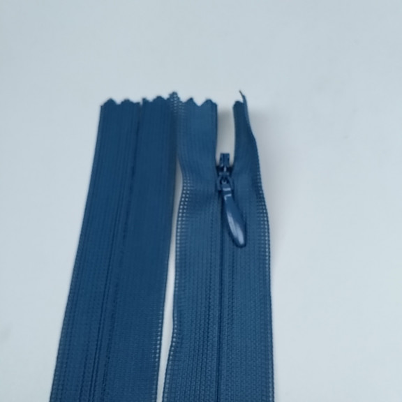 35 cm Kapalı Uçlu (Dipli) Gizli Tül Fermuar  ZPHSN0035TUL