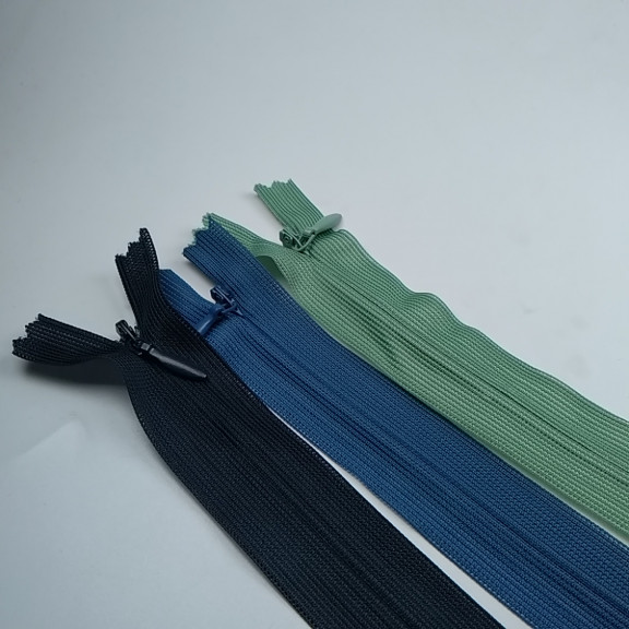 35 cm Kapalı Uçlu (Dipli) Gizli Tül Fermuar  ZPHSN0035TUL