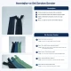 35 cm uzunluğunda kapalı uçlu gizli tül fermuar, elbise ve etekler için ideal, polyester malzeme ile zarif görünüm sunar.