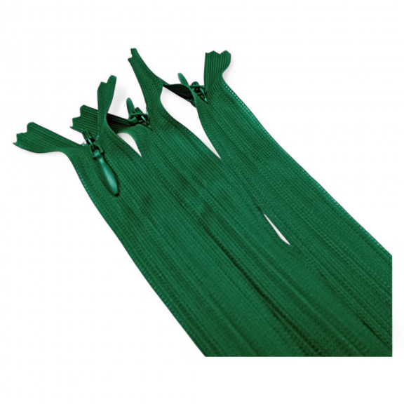 40 cm Kapalı Uçlu (Dipli) Gizli Tül Fermuar  ZPHSN0040TUL