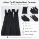 45 cm Tip 10 Naylon Mont Fermuarı Açık Uçlu Separé, mont ve ceketlerde kullanım için ideal