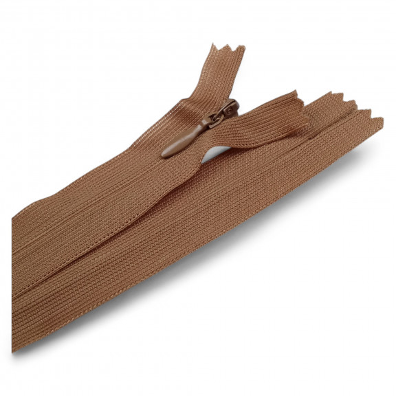 50 cm Kapalı Uçlu (Dipli) Gizli Tül Fermuar ZPHSN0050TUL