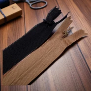 50 cm Kapalı Uçlu (Dipli) Gizli Tül Fermuar ZPHSN0050TUL
