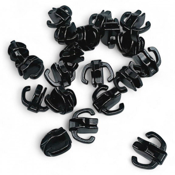 Çift Elcikli Tip 10 Naylon Fermuar Kursörü Çadır Fermuarı Kursörü IN002N10C