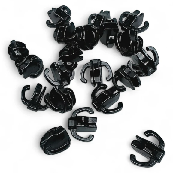 Çift Elcikli Tip 10 Naylon Fermuar Kursörü Çadır Fermuarı Kursörü IN002N10C