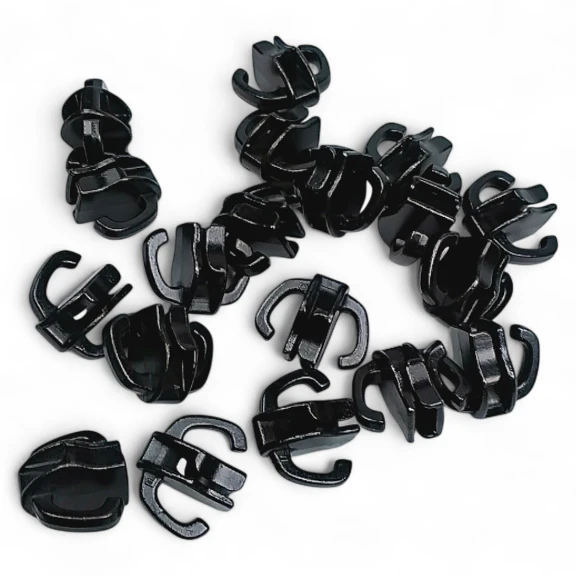 Çift Elcikli Tip 10 Naylon Fermuar Kursörü Çadır Fermuarı Kursörü IN002N10C