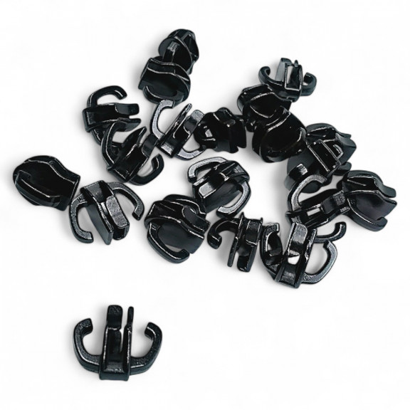 Çift Elcikli Tip 10 Naylon Fermuar Kursörü Çadır Fermuarı Kursörü IN002N10C