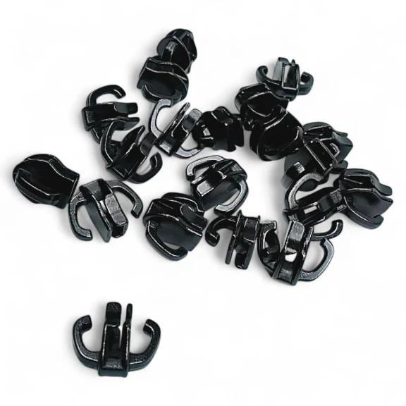 Çift Elcikli Tip 10 Naylon Fermuar Kursörü Çadır Fermuarı Kursörü IN002N10C