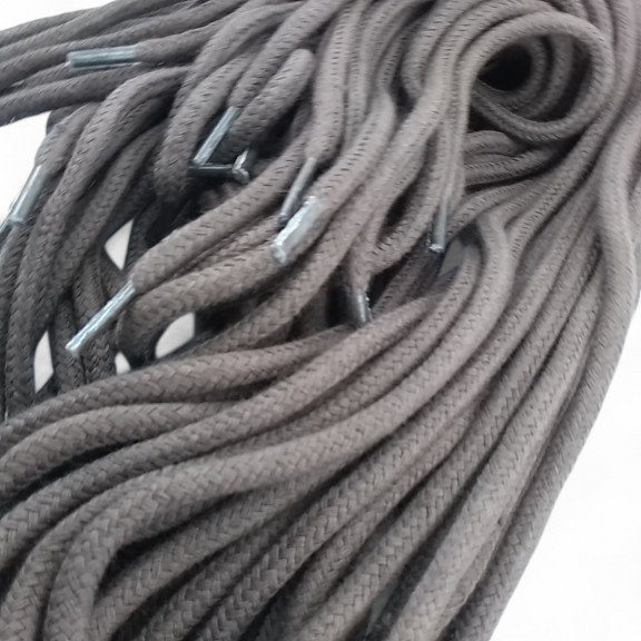 Yuvarlak Kordon 125 cm Pamuk Kahve Promosyonlu Satış PROMOYKRD00Brown