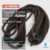 Braided Cord 130 cm - 1,42 yd Cotton Brown PROMO PROMOYKRD00Brown