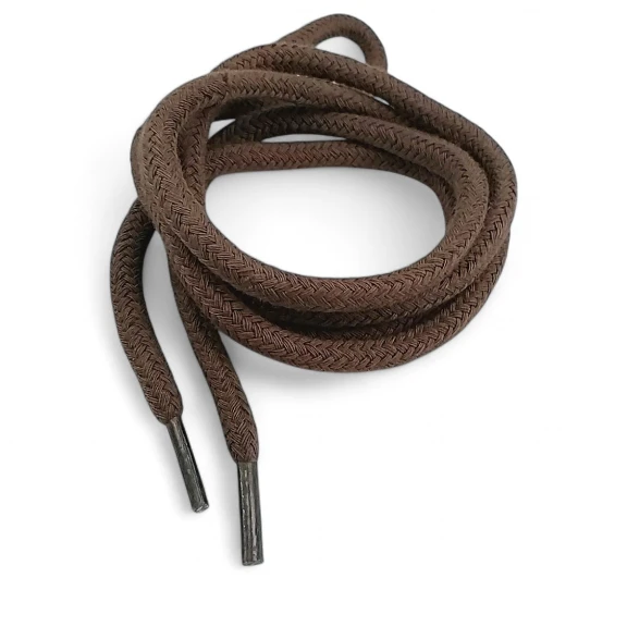 Yuvarlak Kordon 125 cm Pamuk Kahve Promosyonlu Satış PROMOYKRD00Brown