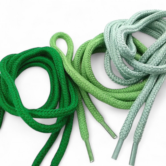Yuvarlak Kordon 125 cm Pamuk Fıstık Yeşili Promosyonlu Satış PROMOYKRD00PFGreen