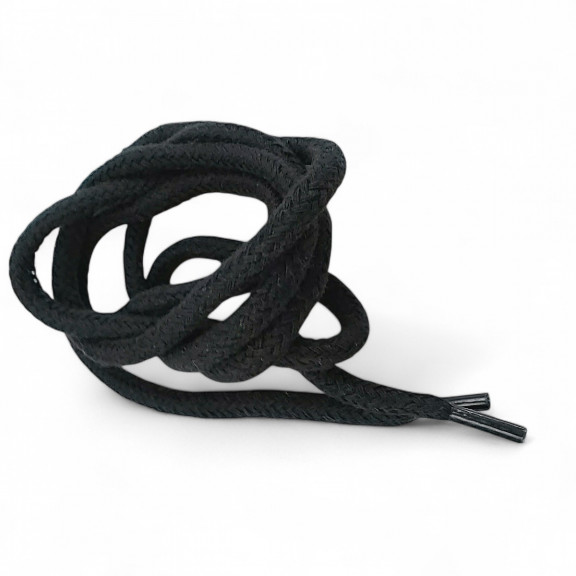 Yuvarlak Kordon 130 cm Pamuk Siyah Tres Kordon 100 Ad YKRD00PBlack