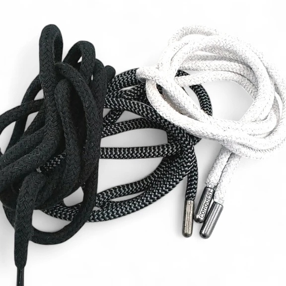 Yuvarlak Kordon 130 cm Pamuk Siyah Tres Kordon 100 Ad YKRD00PBlack