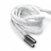 Braided Cord 130 cm - 1,42 yd Cotton Grey Melange Tres Cord 100 Pcs YKRD00PGMelanj