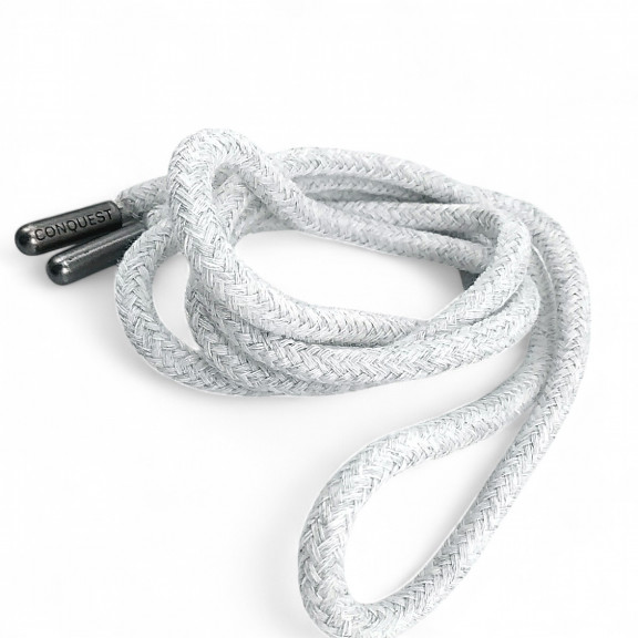 Yuvarlak Kordon 130 cm Pamuk Gri Melanj Tres Kordon 100 Ad YKRD00PGMelanj