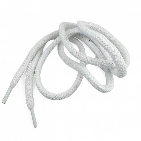 Yuvarlak Kordon 130 cm Pamuk Optik Beyaz Tres Kordon 100 Ad YKRD00POB