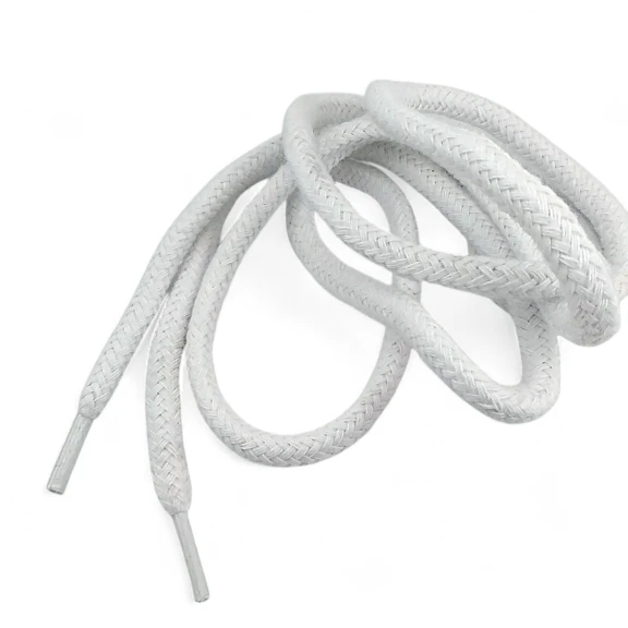 Yuvarlak Kordon 130 cm Pamuk Optik Beyaz Tres Kordon 100 Ad YKRD00POB