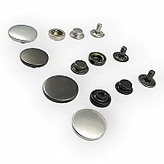 Stainless Italian Style Coat Snap Button Deluxe Series 501 DLX00501P