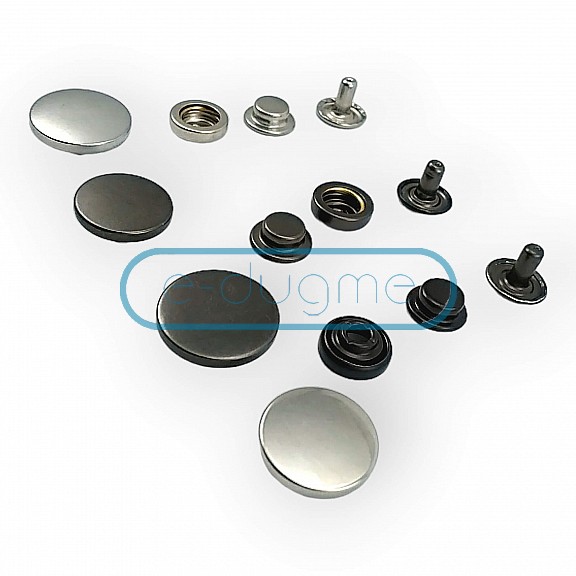 Stainless Italian Style Coat Snap Button Deluxe Series 501 DLX00501P