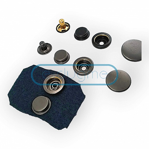 Coat Snap Button Stainless Deluxe Series 503 Italian Style DLX00503P