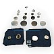 Coat Snap Button Deluxe Series 501C Stainless Italian Style DLXC00501P