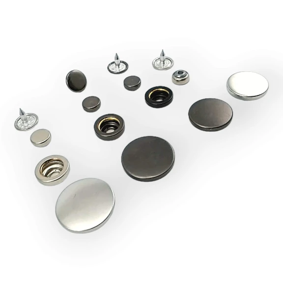 Paslanmaz Mont Çıtçıt Düğme İtalyan Stil Deluxe Serisi 501C DLXC00501P