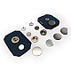 Stainless Coat Snap Button Deluxe Series 503C Italian Style DLXC00503P