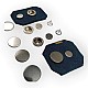 Stainless Coat Snap Button Deluxe Series 503C Italian Style DLXC00503P