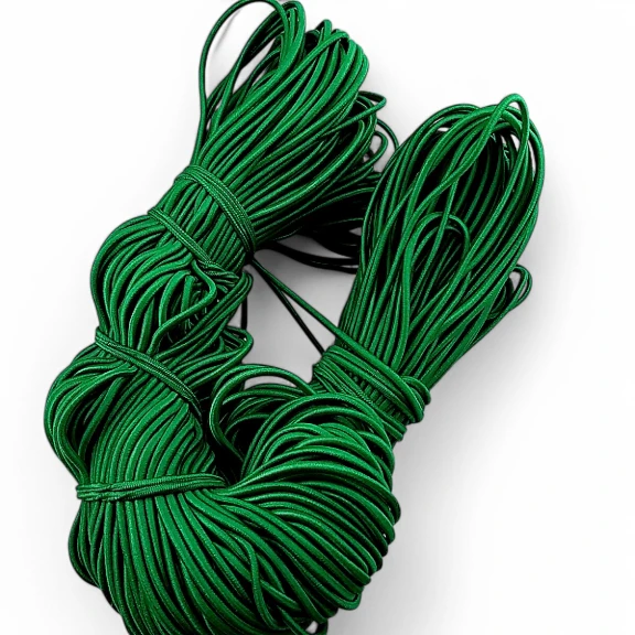 Yuvarlak Lastik Yeşil Tres Lastik 100 mt Bağ LYV000GREEN