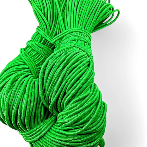 Yuvarlak Lastik Neon Yeşil Tres Lastik 100 mt Bağ LYV000NEONGREEN