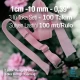 Sütyen Lastiği ve Sütyen Tokaları 3 Lü Set - Pembe 1 cm Lastik 100 mt/Rulo SUT0010Pink