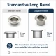 Plise Sineklik Kuşgözü 2 No 4,5 mm Uzun Borulu Metal veya Plastik Pul Seçenekli 250 Adet/Paket