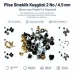 Plise Sineklik Kuşgözü 2 No / 4,5 mm Metal veya Plastik Pul Seçenekli 250 Ad/Paket KSAC0002Sin