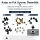 Plise Sineklik Kuşgözü 2 No 4,5 mm Metal veya Plastik Pul Seçenekli, Ayakkabı ve Çanta Aksesuarları için Uygun